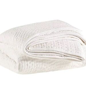 Pine Cone Hill / Annie Selke Fine Linens Cotton Boyfriend Matalasse White Twin